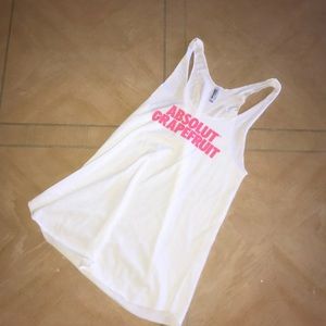 Absolute vodka tank top
